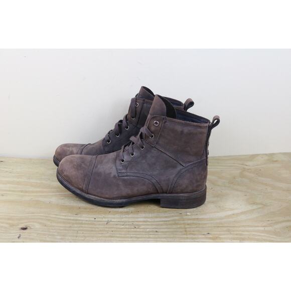 Ugg Boots Mens 11 Brown Leather Parkhurt Lace Up Combat Shoes main image 9